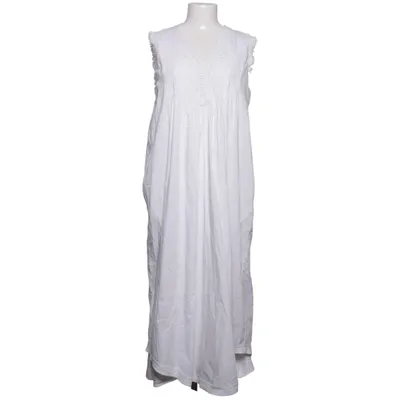 Maxi jurk (Wit) van Mrs & Hugs Katoen, Elastaan, Polyamide, Polyester