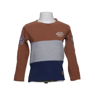 Long sleeve T-shirt (Brown, Gray, Blue) from Red & Blue Cotton