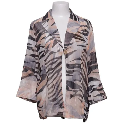 Blouse (Beige, Zwart, Meerkleurig) van Hermann Lange Polyester