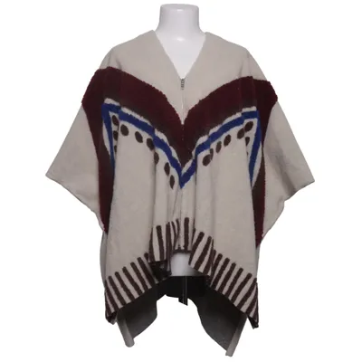 Poncho (Beige, Flerfarvet) fra Parfois Polyester, Uld