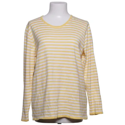 T-shirt à manches longues (Jaune, Blanc) de Kimmy Acrylique, Coton