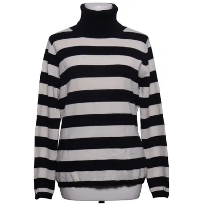 Rollkragenpullover (Schwarz, Weiß) von FTC Cashmere Kaschmir