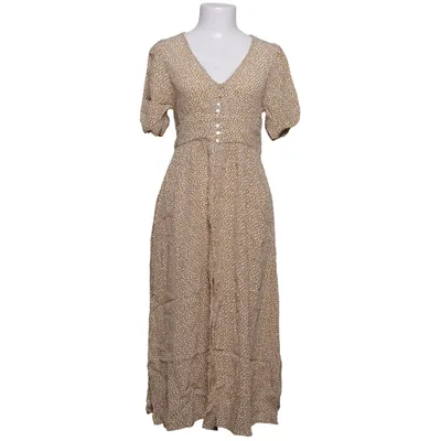 Jurk (Bruin, Wit) van Indiska Viscose