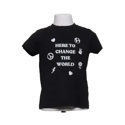 T-shirt (Zwart) van The Spark Company Organisch katoen