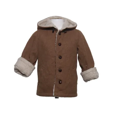 Veste en peau de mouton retournée (Marron, Beige) de Zara Boys Acrylique, Polyester, Laine
