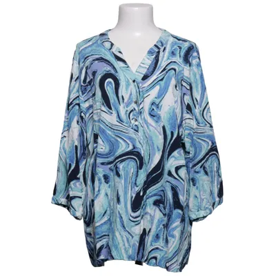 Blouse (Blue, White, Purple) from Laura Torelli Viscose