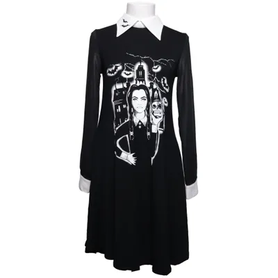Robe (Noir, Blanc) de Banned Élasthane, Viscose