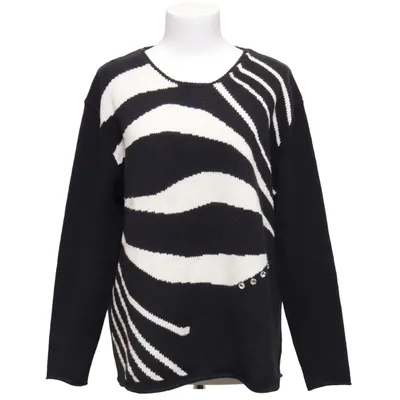 Pull-over (Noir, Blanc) de Pina Lia Acrylique, Coton