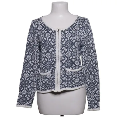Strickjacke (Blau, Weiß) von Rose Bud Baumwolle
