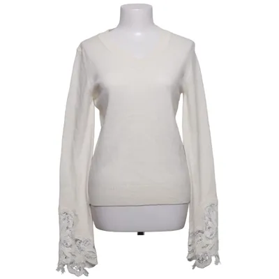 Pull-over (Blanc) de Ermanno Scervino Cachemire, Élasthane, Polyamide