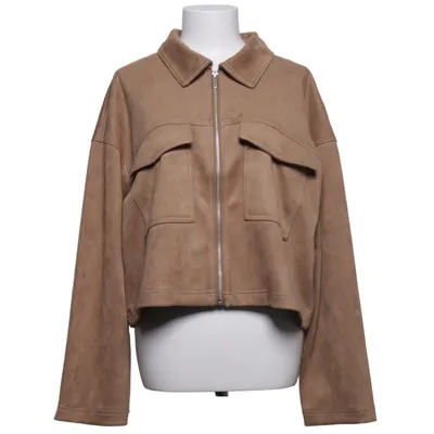 Överskjorta (Brun) från ONLY Blue Denim Elastan, Återvunnen polyester