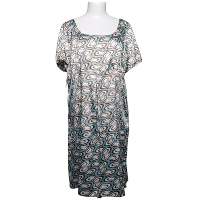 Dress (Blue, Brown, White, Multicolored) from Mingel Elastane, Polyester
