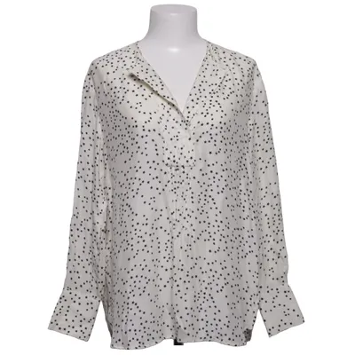 Blouse (Wit, Zwart) van Set Zijde