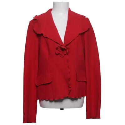 Blazer (Rood) van Basset Acetaat, Wol
