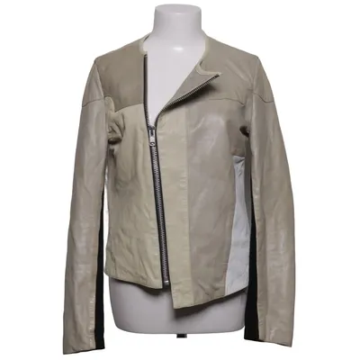 Leather jacket (Beige, Black, White, Multicolored) from MDK