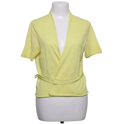 Cardigan cache-cœur (Jaune) de Bruno Manetti Coton