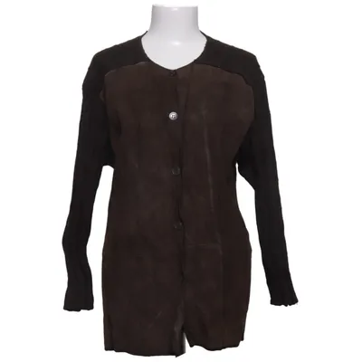 Cardigan (Brown) from Annex Angora, Nylon, Silk, Wool