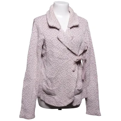 Wrap cardigan (Pink, White) from Playback Cotton