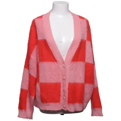 Cardigan (Red, Pink) from Kauf Dich Glücklich Acrylic, Mohair, Polyamide