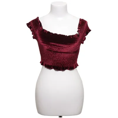 Tubtopp (Velvet Smock Top) från NLY Trend Elastan, Polyester