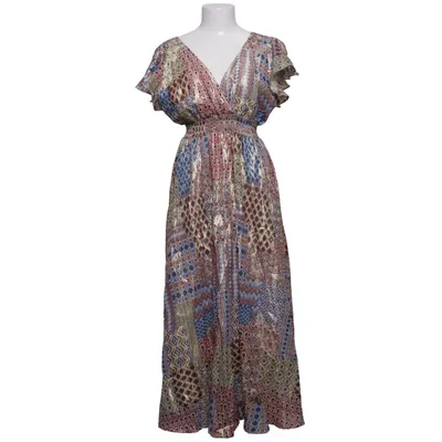 Maxi jurk (Ophelia) van Scarlet Roos Katoen, Metallvezel
