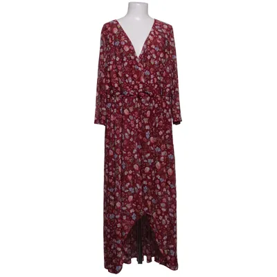 Wrap dress (Red, Multicolored) from Maite Kelly Elastane, Polyester
