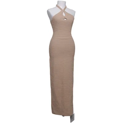 Halterneck-kjole (Beige) fra Adoore Polyamid, Viscose