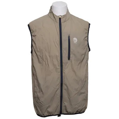 Gilet d'extérieur (Beige) de YMR Track Club Élasthane, Polyamide