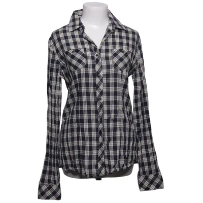 Flanellhemd (Blau, Weiß) von Maison Scotch Baumwolle