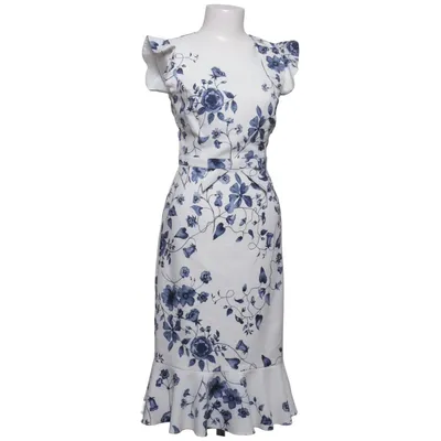 Klänning (Vit, Blå) från Phase Eight Elastan, Polyester