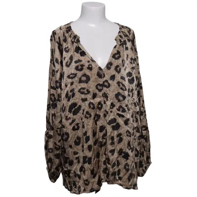 Blouse (Beige, Noir) de Lens Soie, Viscose