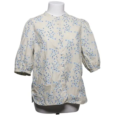 Blus (Beige, Blå) från Second Female Ekologisk bomull