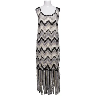 Kjole (Beige, Grå, Sort, Hvid) fra Desigual Akryl, Elastan, Viscose
