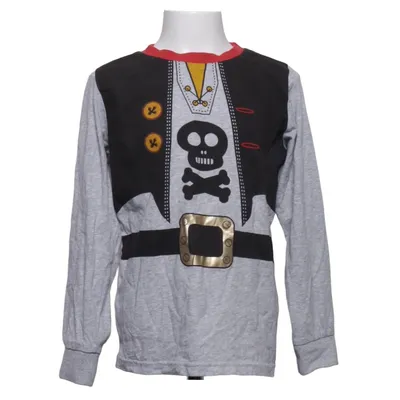 Långärmad t-shirt (Grå, Svart, Röd) från Street Life Bomull