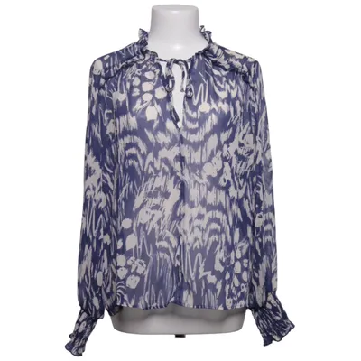 Blouse (Blauw, Wit) van Zara