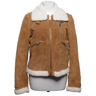 Shearlingjacka (Brun, Vit) från Zara Woman Skinn