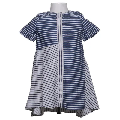 Robe (Bleu, Blanc) de COS Coton