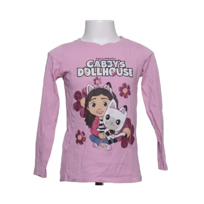 T-shirt à manches longues (Rose, Multicolore) de Dreamworks Coton