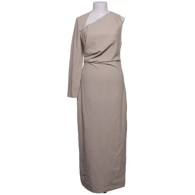 Wikkeljurk (Beige) van Mango Katoen, Elastaan, Linnen, Polyester, Viscose