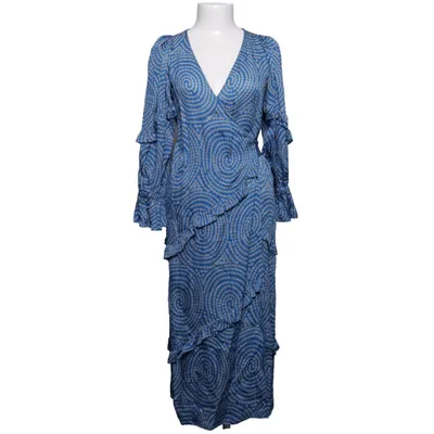 Omlottklänning (Blå, Vit) från Rhode