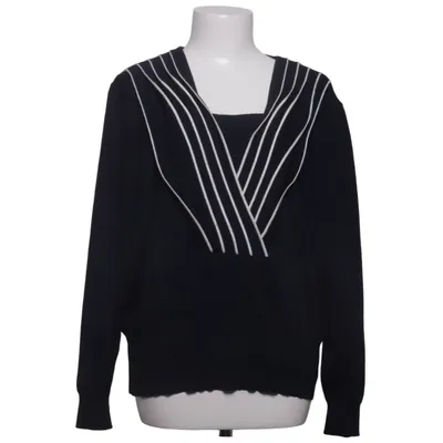 Sweater (Blue, White) from Lucia Acrylic, Wool