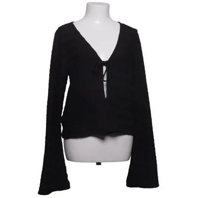 Wikkelblouse (Grijs) van Amisu Elastaan, Polyester