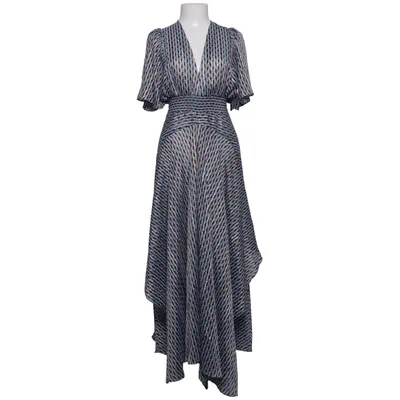 Maxi jurk (Blauw, Bruin, Zwart) van Maje