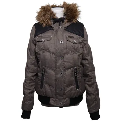 Vinterjakke (Beige) fra Dreimaster Akryl, Bomuld, Dun, Fjer, Polyester