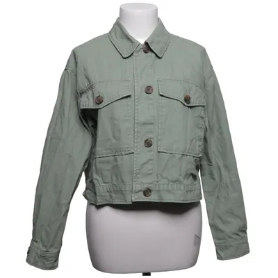 Denim jacket (Green) from Pull & Bear Cotton
