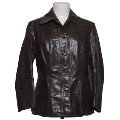 Leather jacket (Brown) from Episode