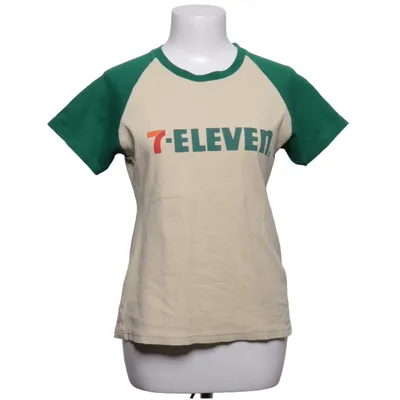 T-shirt (Beige, Grön, Flerfärgad) från 7 eleven Bomull, Elastan