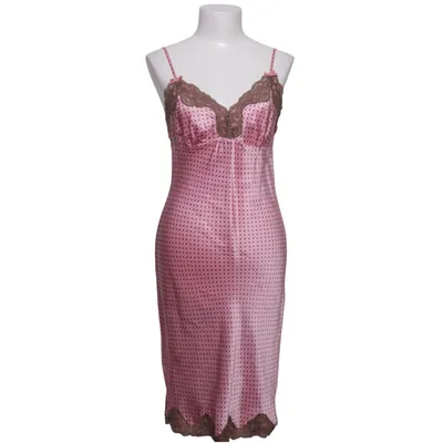 Nachtkleid (Pink, Braun) von Gold Hawk Seide