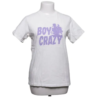 T-shirt (Hvid, Lilla) fra Alexachung Bomuld