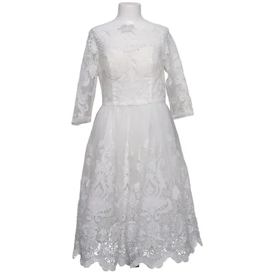 Cocktailkleid (Weiß) von Chi Chi London Elasthan, Polyamid, Polyester
